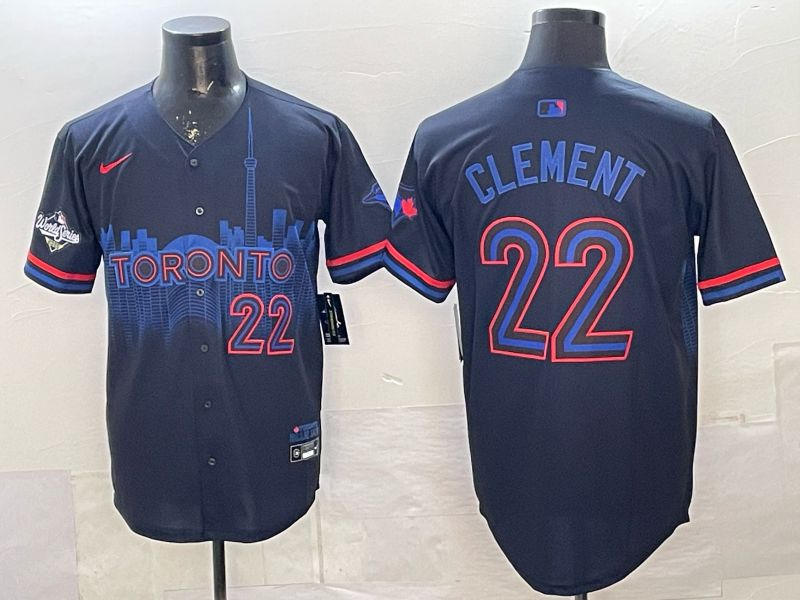 Men Toronto Blue Jays #22 Clement Black 2026 Nike Game MLB Jersey 003->toronto blue jays->MLB Jersey
